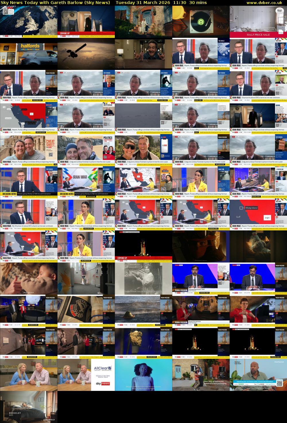 Sky News Today with Gareth Barlow (Sky News) Tuesday 31 March 2026 11:30 - 12:00
