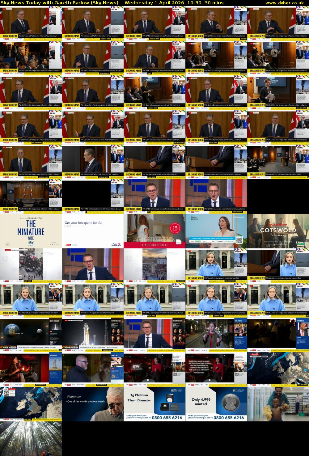 Sky News Today with Gareth Barlow (Sky News) Wednesday 1 April 2026 10:30 - 11:00