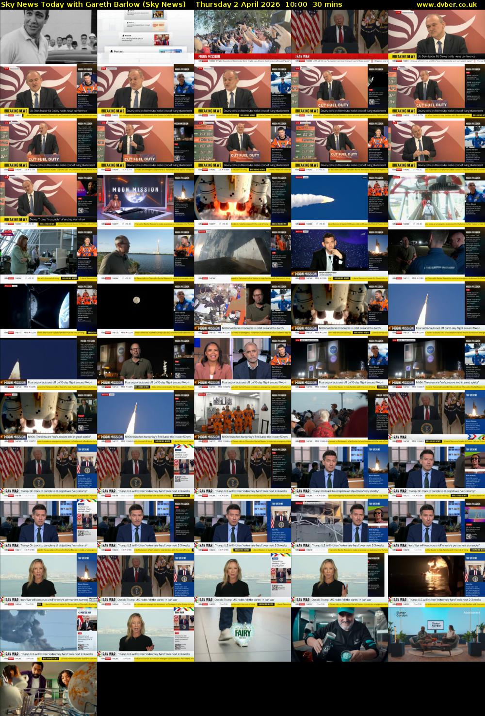 Sky News Today with Gareth Barlow (Sky News) Thursday 2 April 2026 10:00 - 10:30