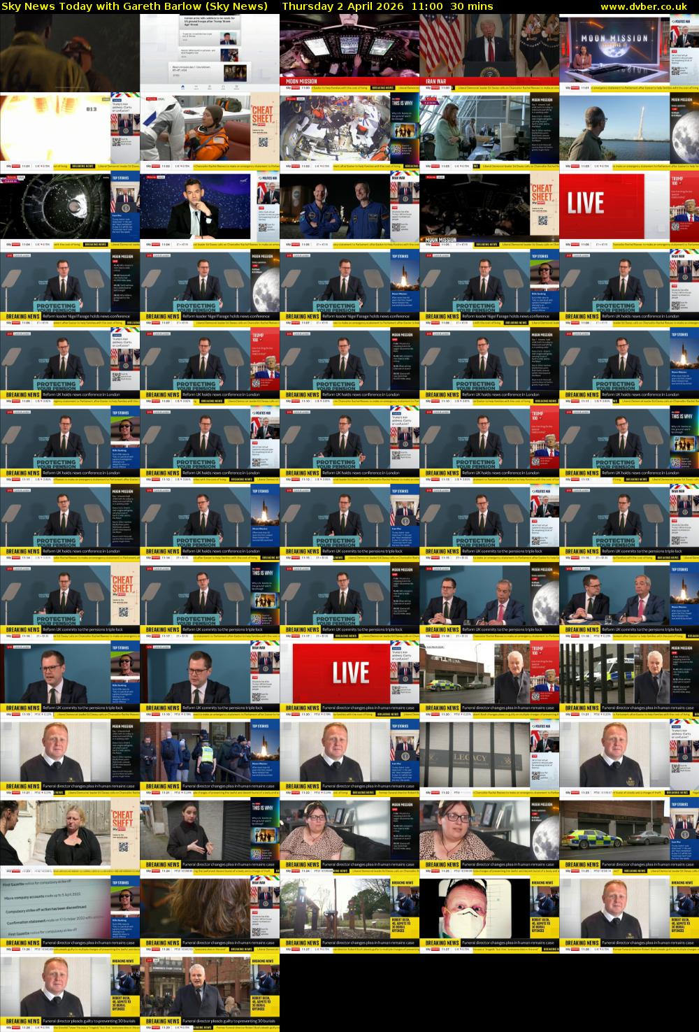 Sky News Today with Gareth Barlow (Sky News) Thursday 2 April 2026 11:00 - 11:30