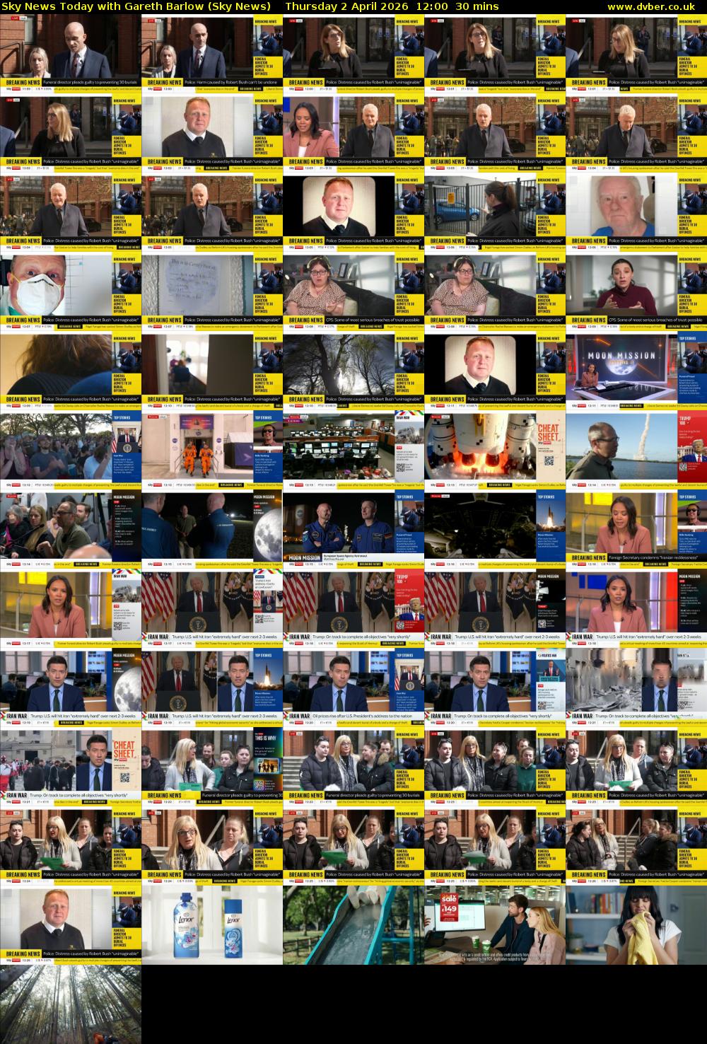 Sky News Today with Gareth Barlow (Sky News) Thursday 2 April 2026 12:00 - 12:30