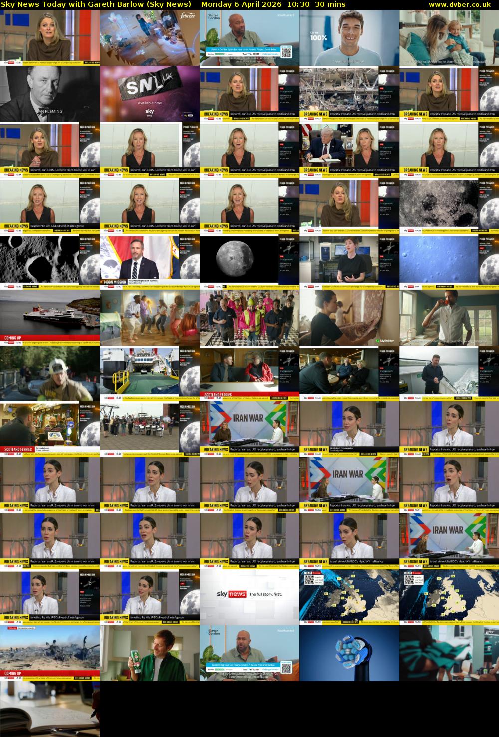 Sky News Today with Gareth Barlow (Sky News) Monday 6 April 2026 10:30 - 11:00