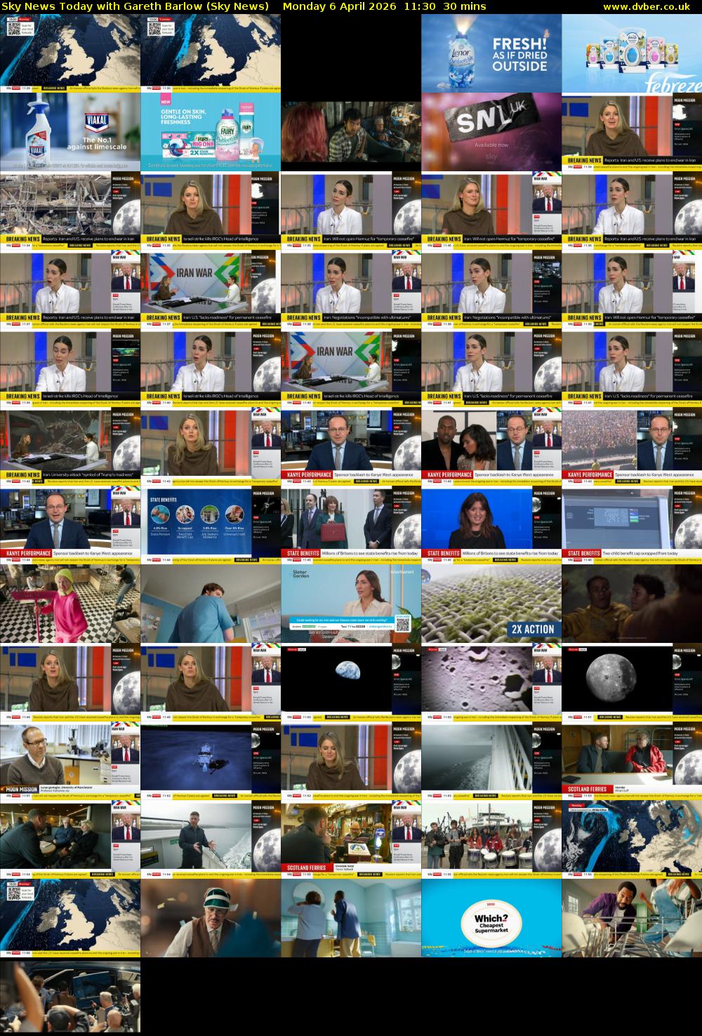 Sky News Today with Gareth Barlow (Sky News) Monday 6 April 2026 11:30 - 12:00