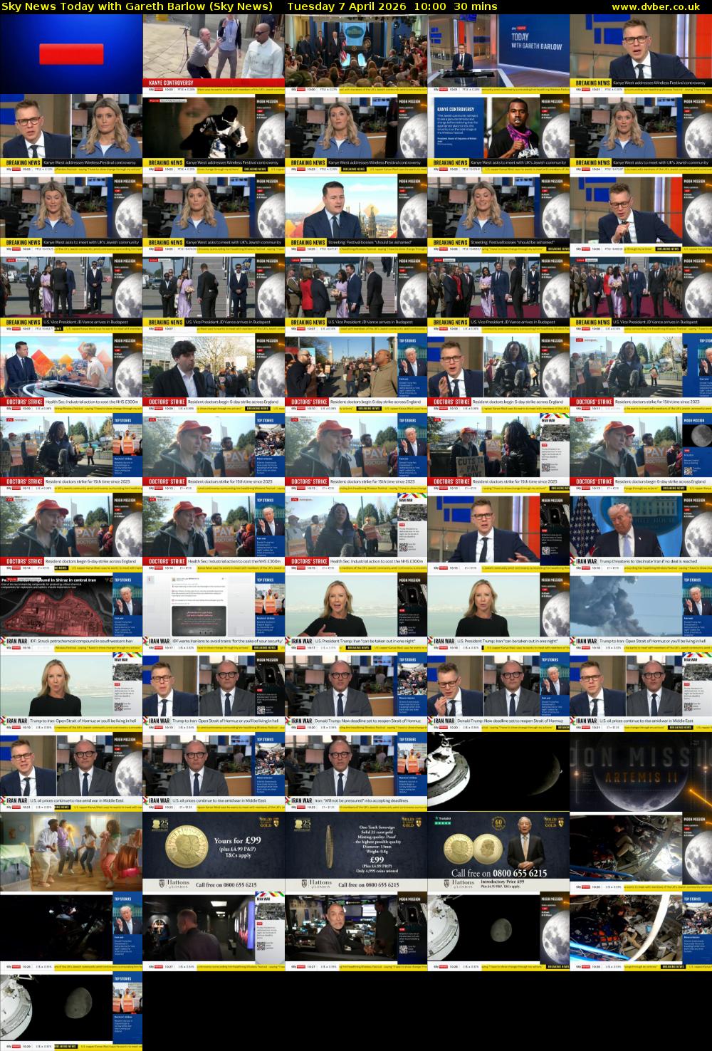 Sky News Today with Gareth Barlow (Sky News) Tuesday 7 April 2026 10:00 - 10:30