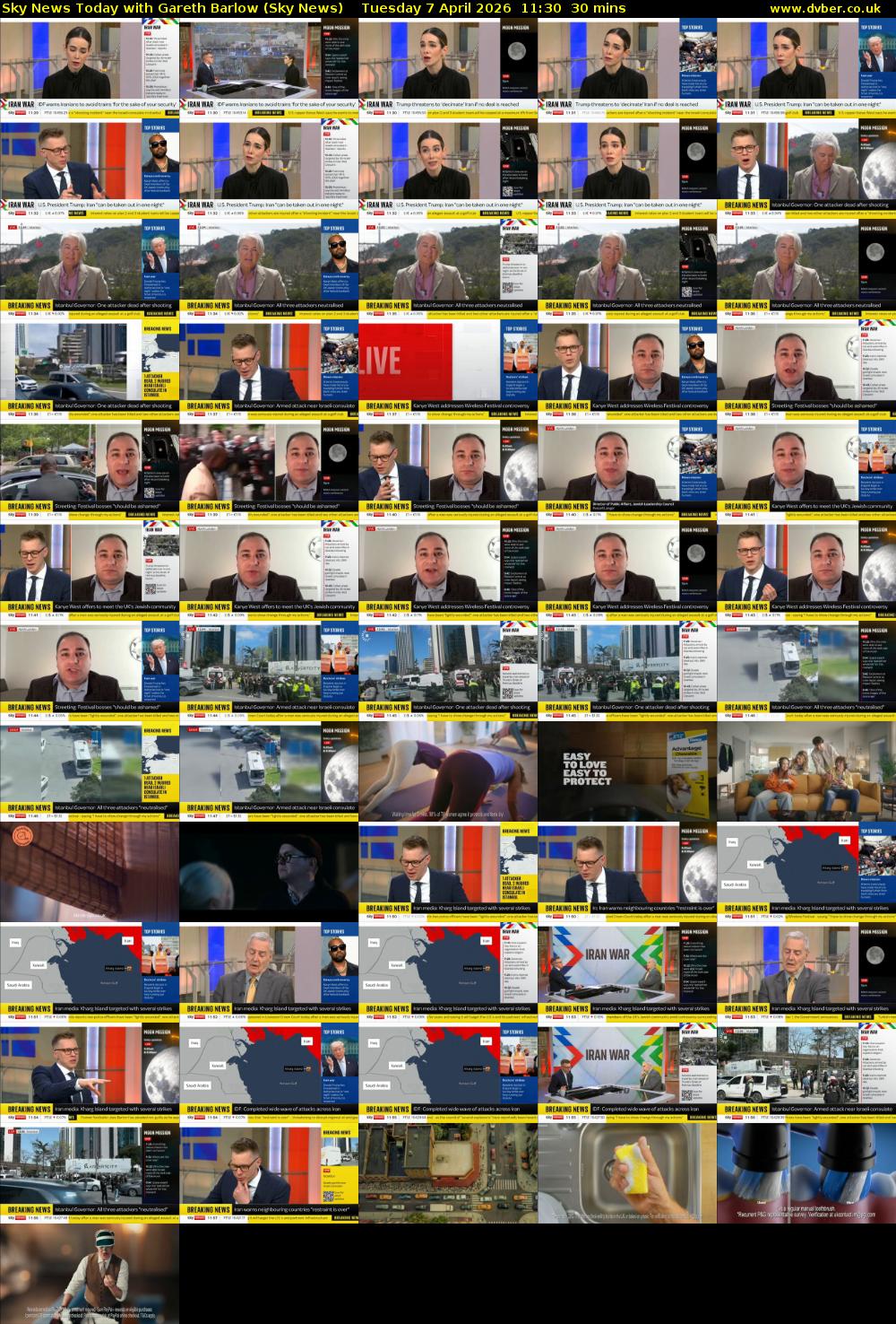 Sky News Today with Gareth Barlow (Sky News) Tuesday 7 April 2026 11:30 - 12:00