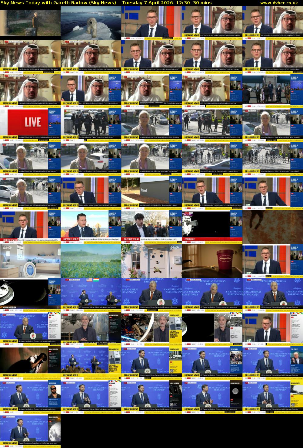 Sky News Today with Gareth Barlow (Sky News) Tuesday 7 April 2026 12:30 - 13:00