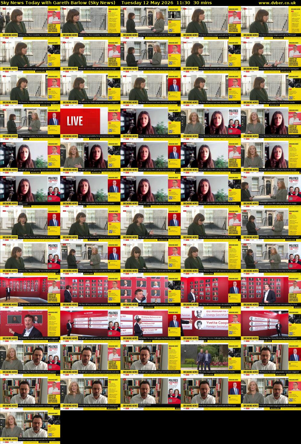 Sky News Today with Gareth Barlow (Sky News) Tuesday 12 May 2026 11:30 - 12:00
