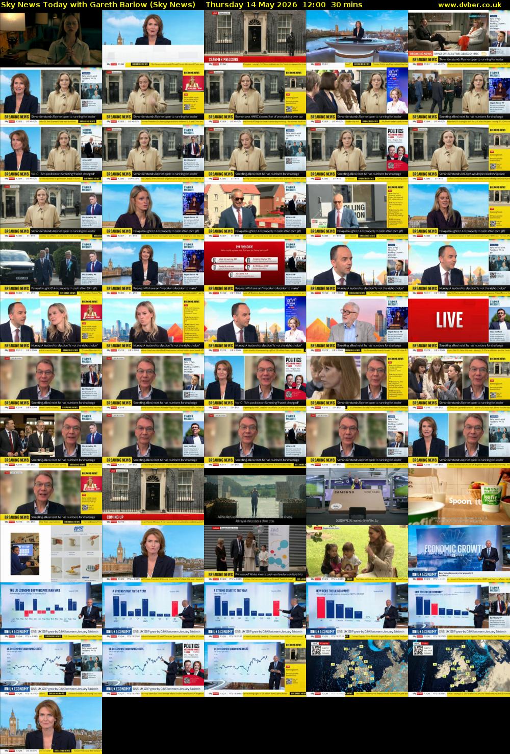 Sky News Today with Gareth Barlow (Sky News) Thursday 14 May 2026 12:00 - 12:30