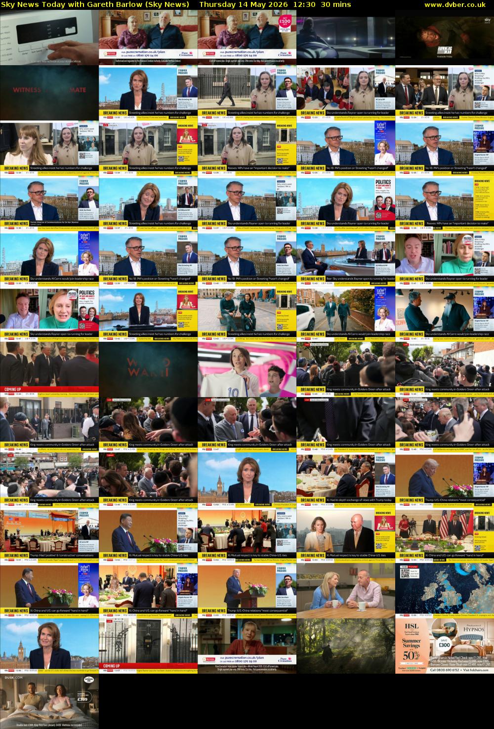 Sky News Today with Gareth Barlow (Sky News) Thursday 14 May 2026 12:30 - 13:00