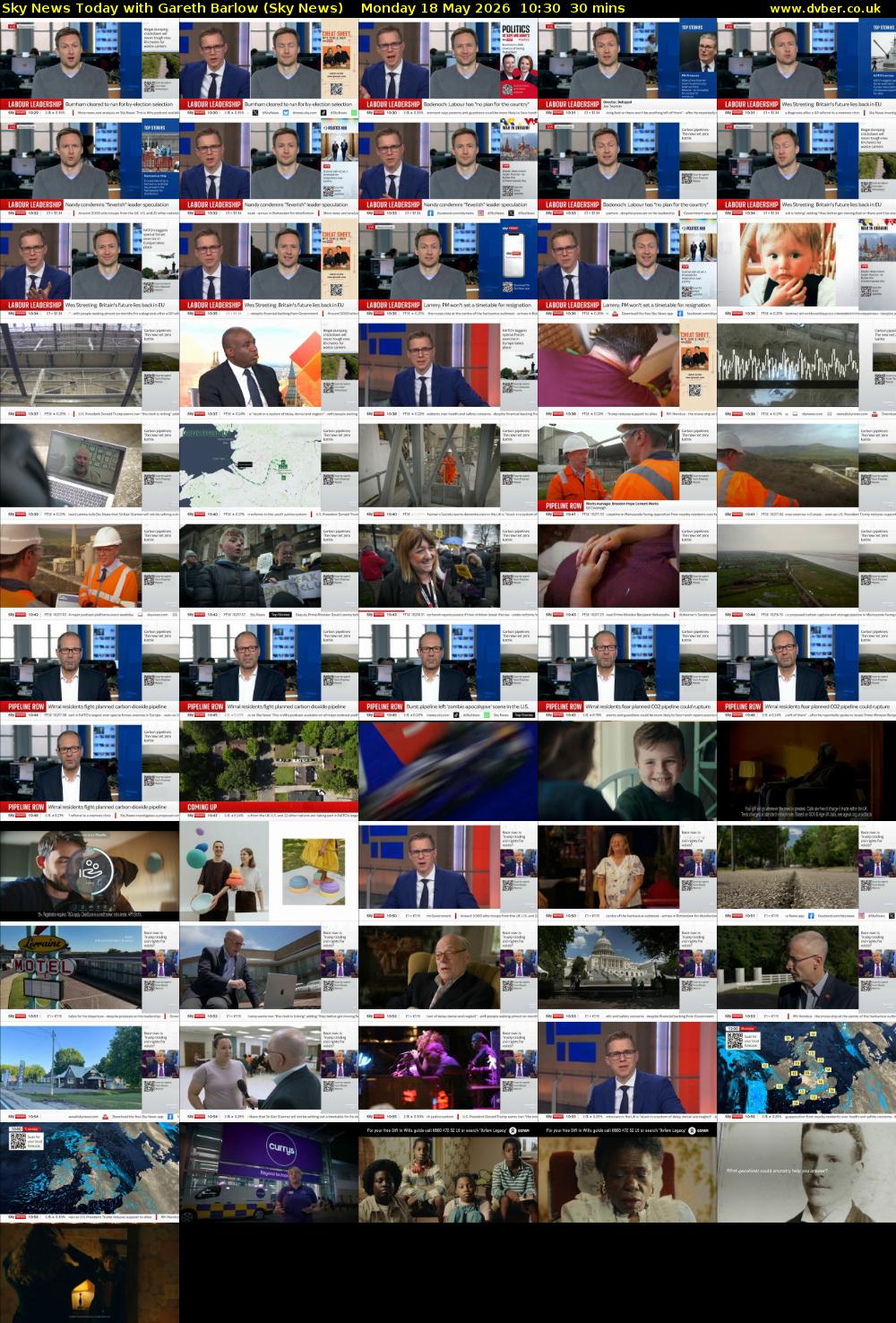 Sky News Today with Gareth Barlow (Sky News) Monday 18 May 2026 10:30 - 11:00