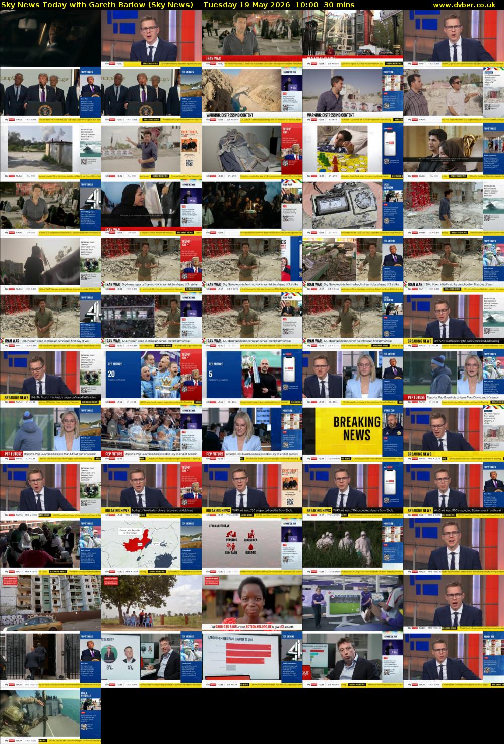 Sky News Today with Gareth Barlow (Sky News) Tuesday 19 May 2026 10:00 - 10:30