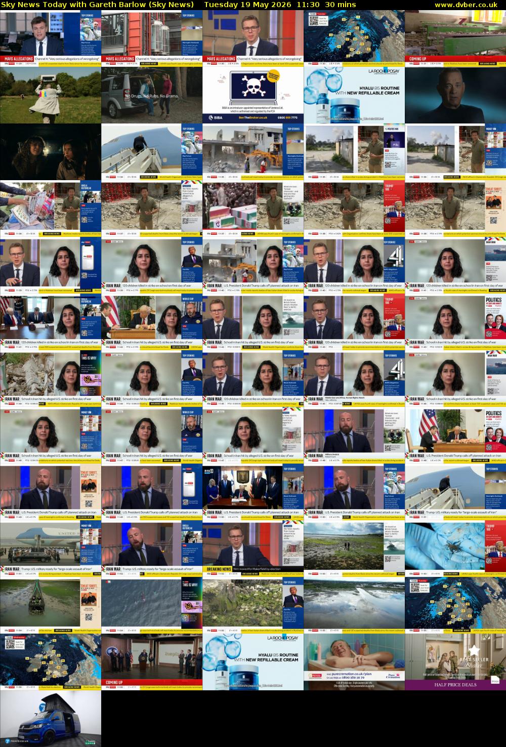 Sky News Today with Gareth Barlow (Sky News) Tuesday 19 May 2026 11:30 - 12:00