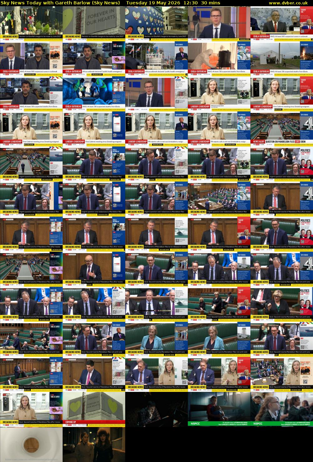 Sky News Today with Gareth Barlow (Sky News) Tuesday 19 May 2026 12:30 - 13:00
