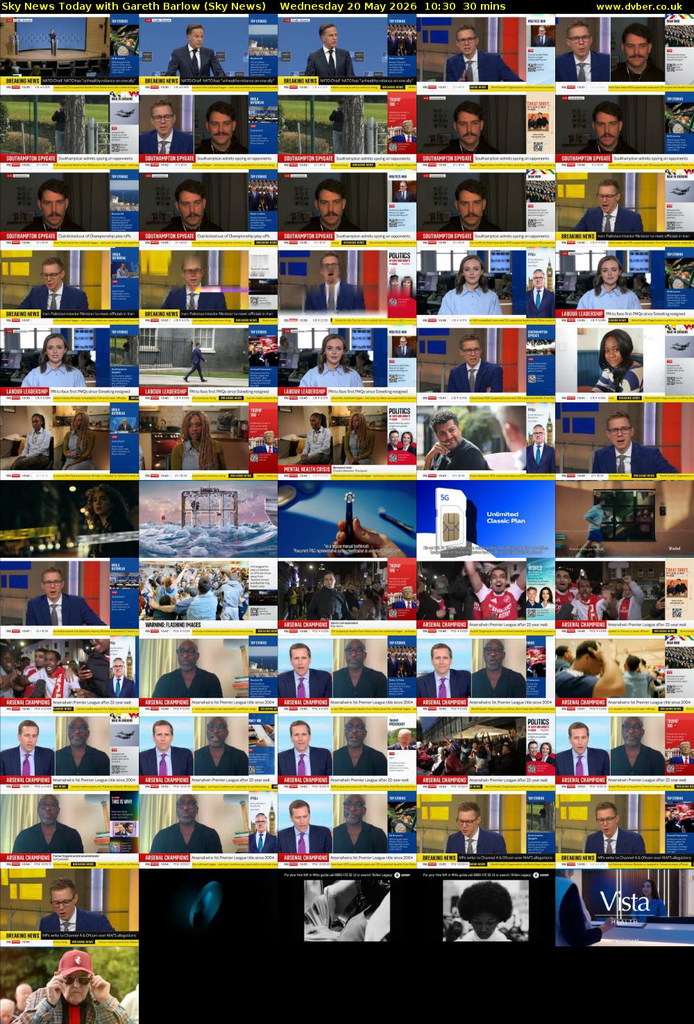 Sky News Today with Gareth Barlow (Sky News) Wednesday 20 May 2026 10:30 - 11:00