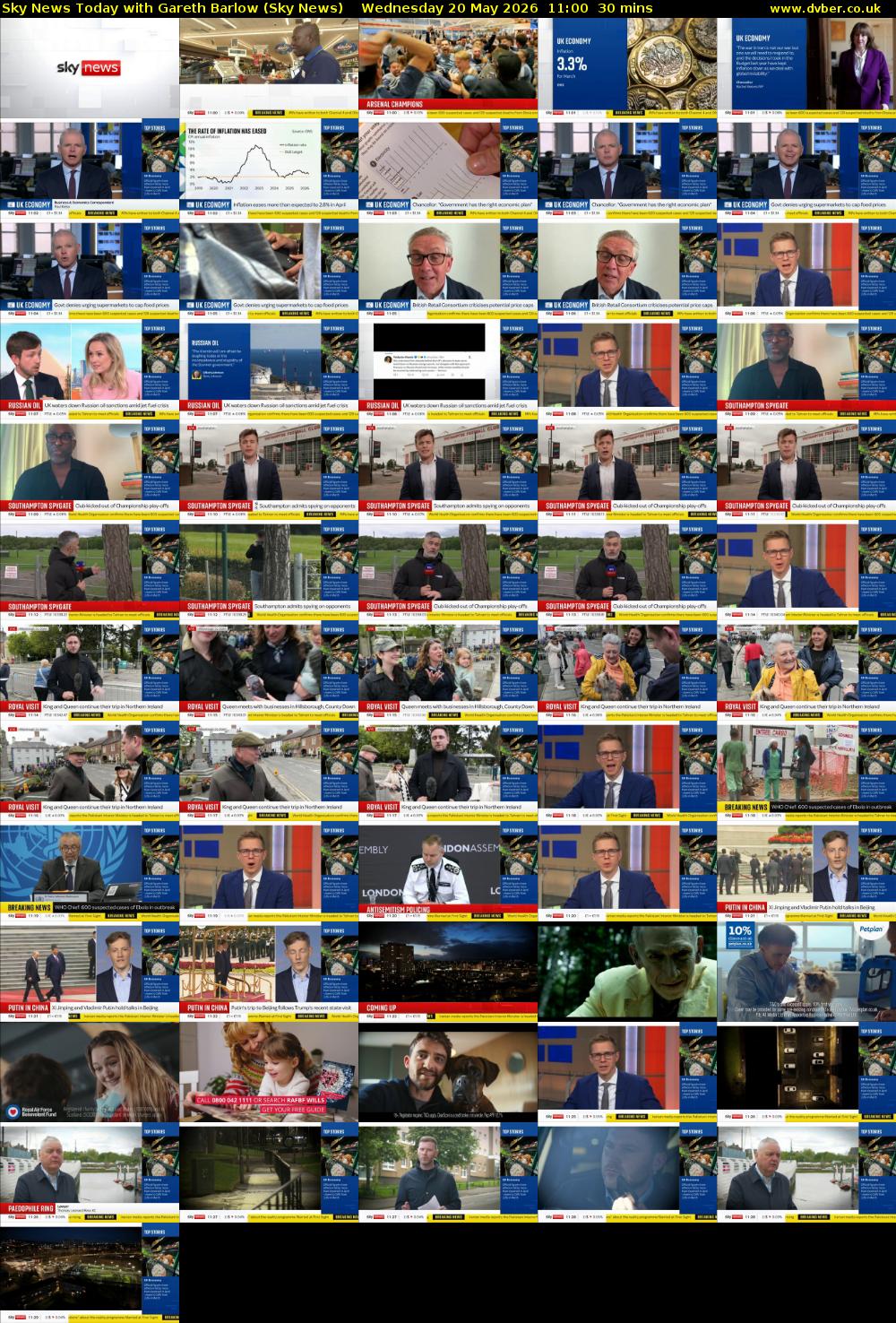 Sky News Today with Gareth Barlow (Sky News) Wednesday 20 May 2026 11:00 - 11:30