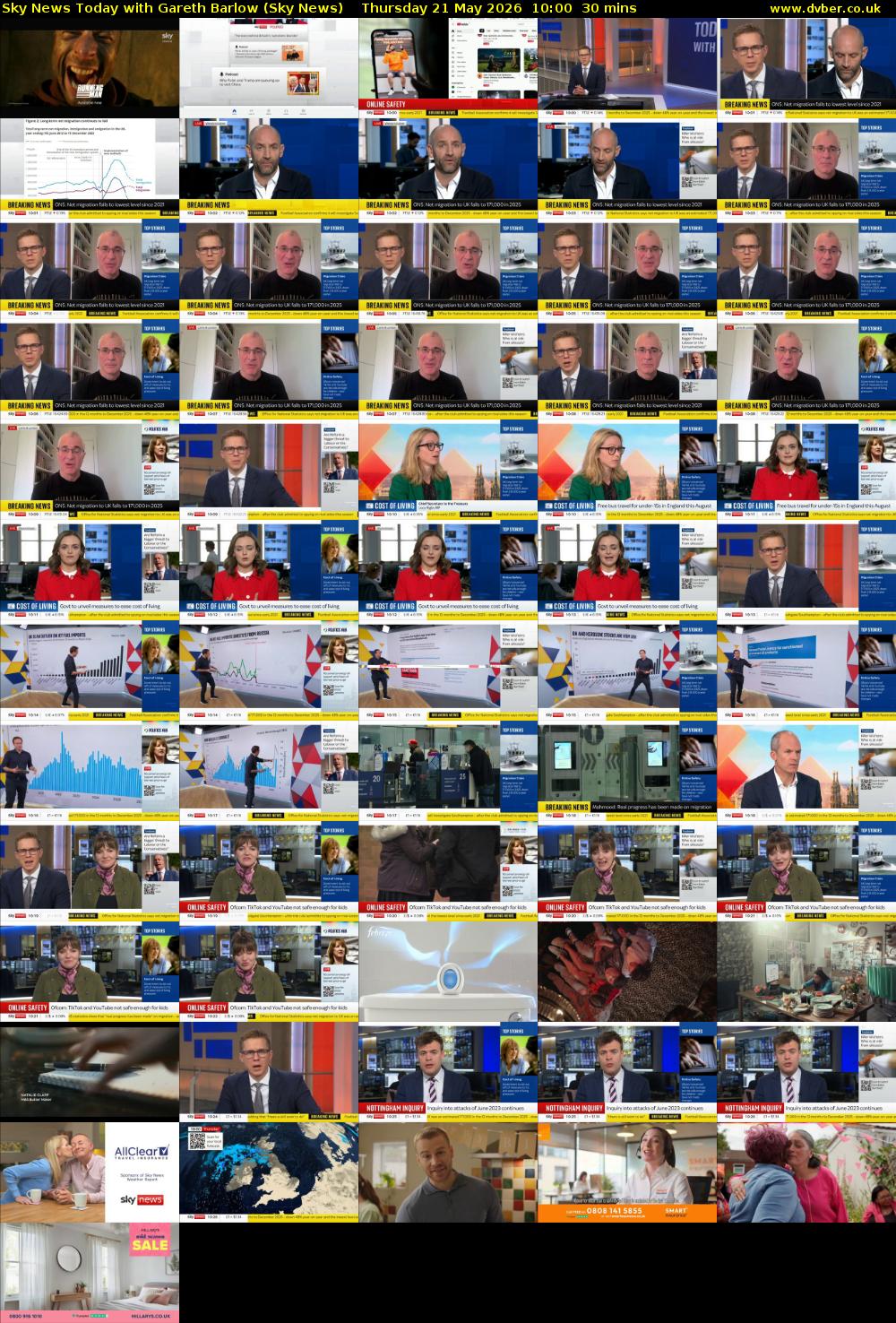 Sky News Today with Gareth Barlow (Sky News) Thursday 21 May 2026 10:00 - 10:30