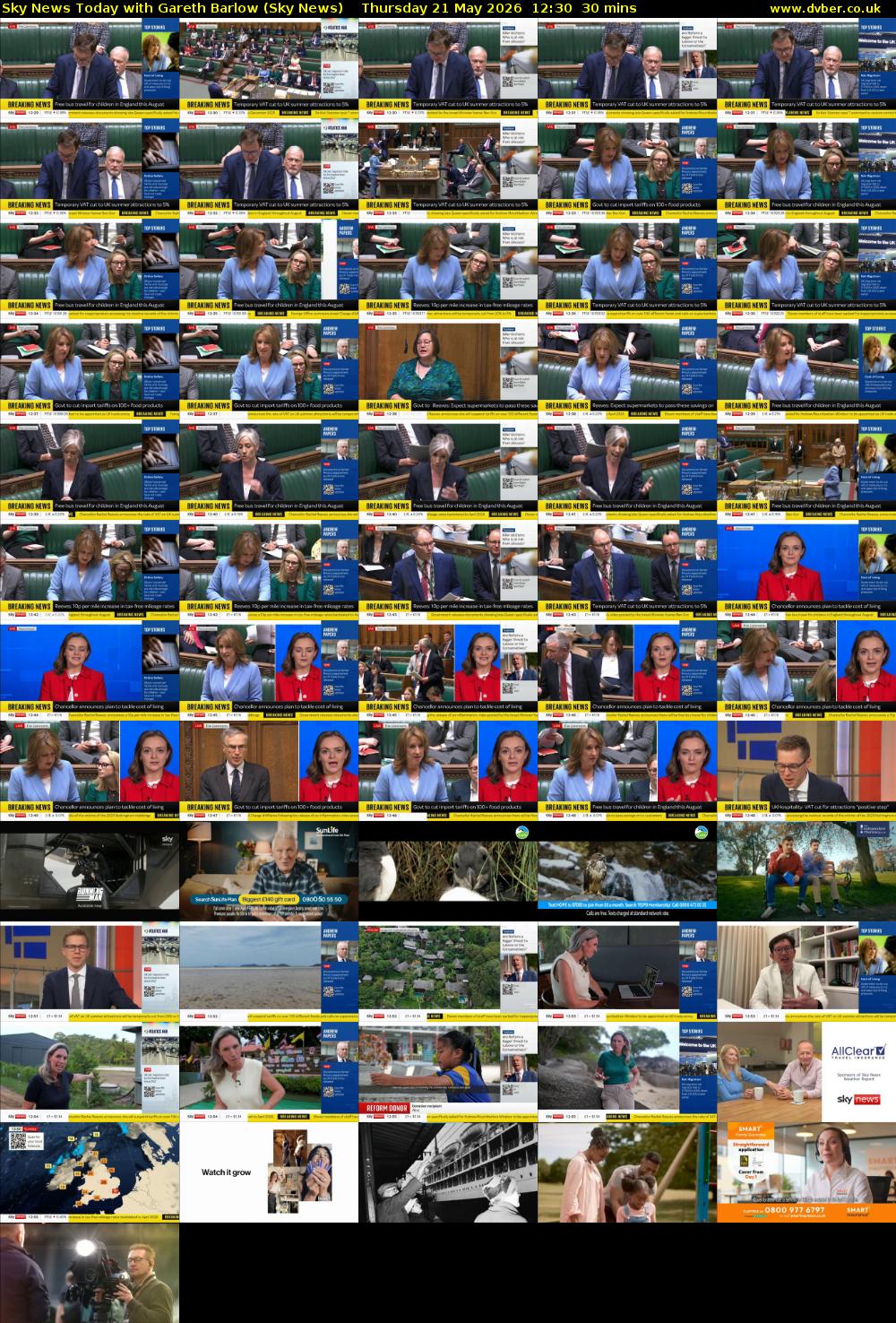 Sky News Today with Gareth Barlow (Sky News) Thursday 21 May 2026 12:30 - 13:00