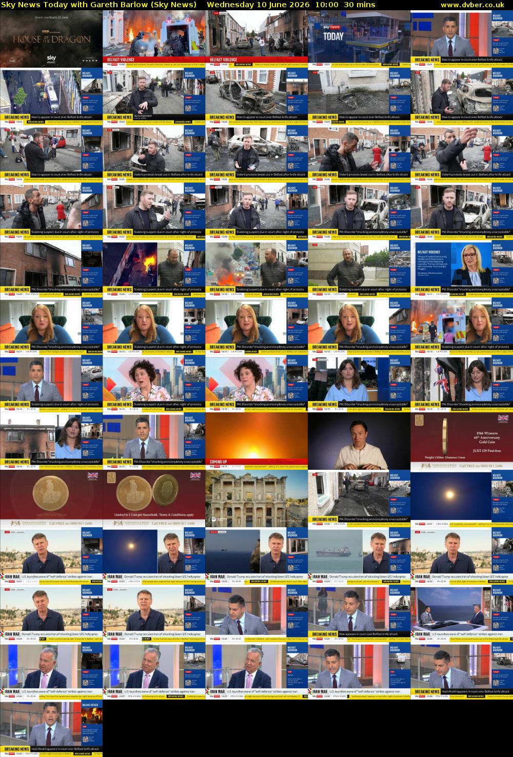 Sky News Today with Gareth Barlow (Sky News) Wednesday 10 June 2026 10:00 - 10:30