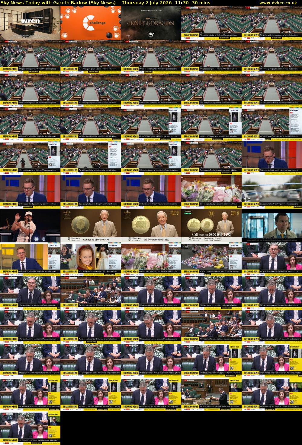 Sky News Today with Gareth Barlow (Sky News) Thursday 2 July 2026 11:30 - 12:00