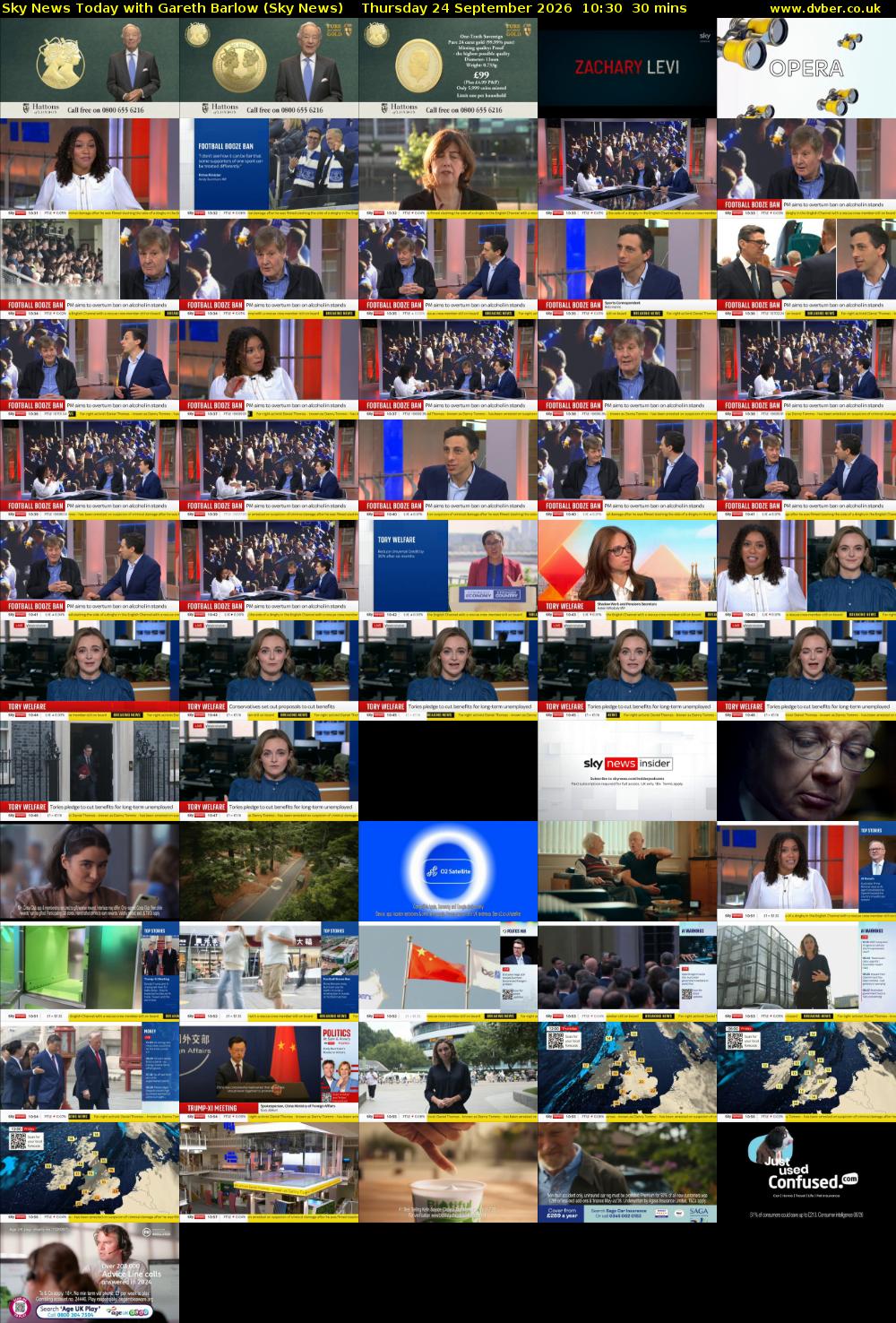 Sky News Today with Gareth Barlow (Sky News) Thursday 24 September 2026 10:30 - 11:00