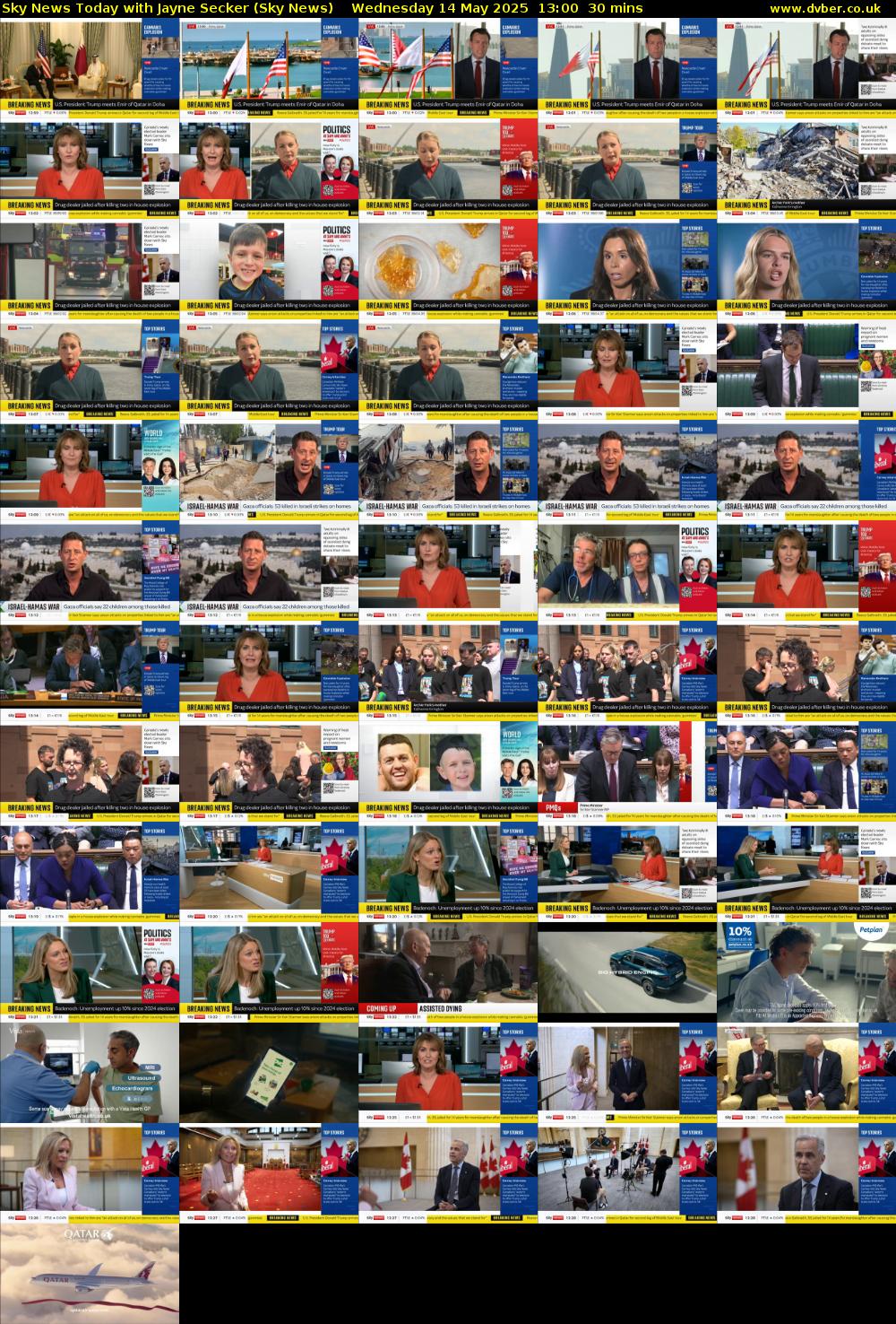 Sky News Today with Jayne Secker (Sky News) Wednesday 14 May 2025 13:00 - 13:30