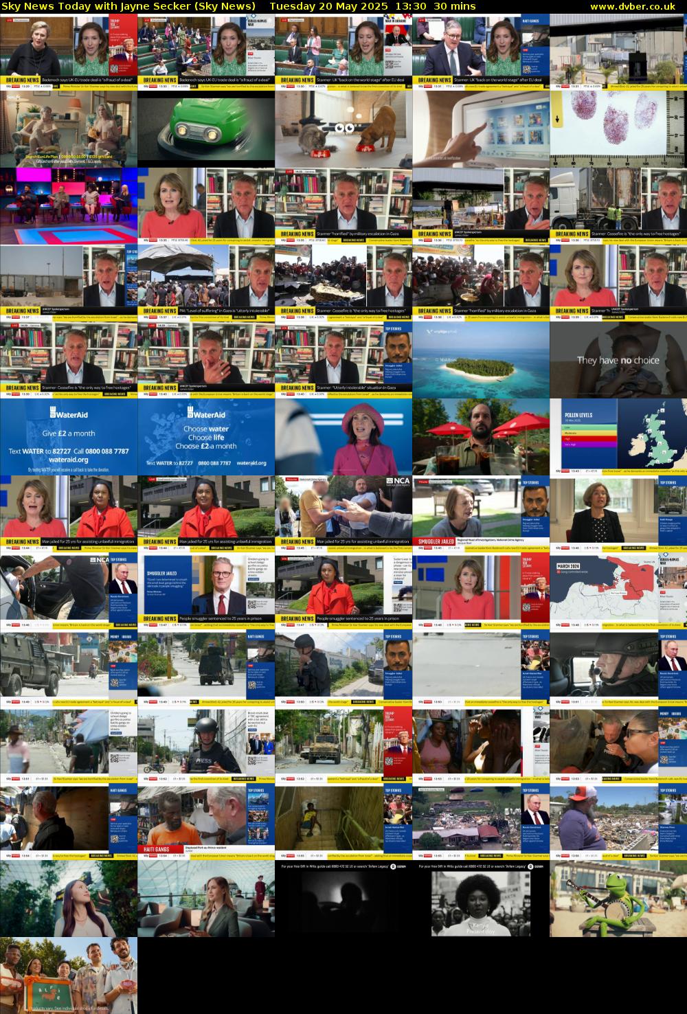 Sky News Today with Jayne Secker (Sky News) Tuesday 20 May 2025 13:30 - 14:00