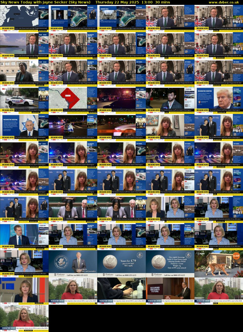 Sky News Today with Jayne Secker (Sky News) Thursday 22 May 2025 13:00 - 13:30