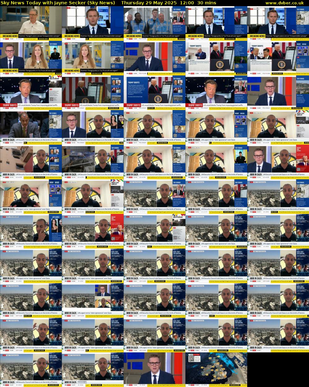 Sky News Today with Jayne Secker (Sky News) Thursday 29 May 2025 12:00 - 12:30
