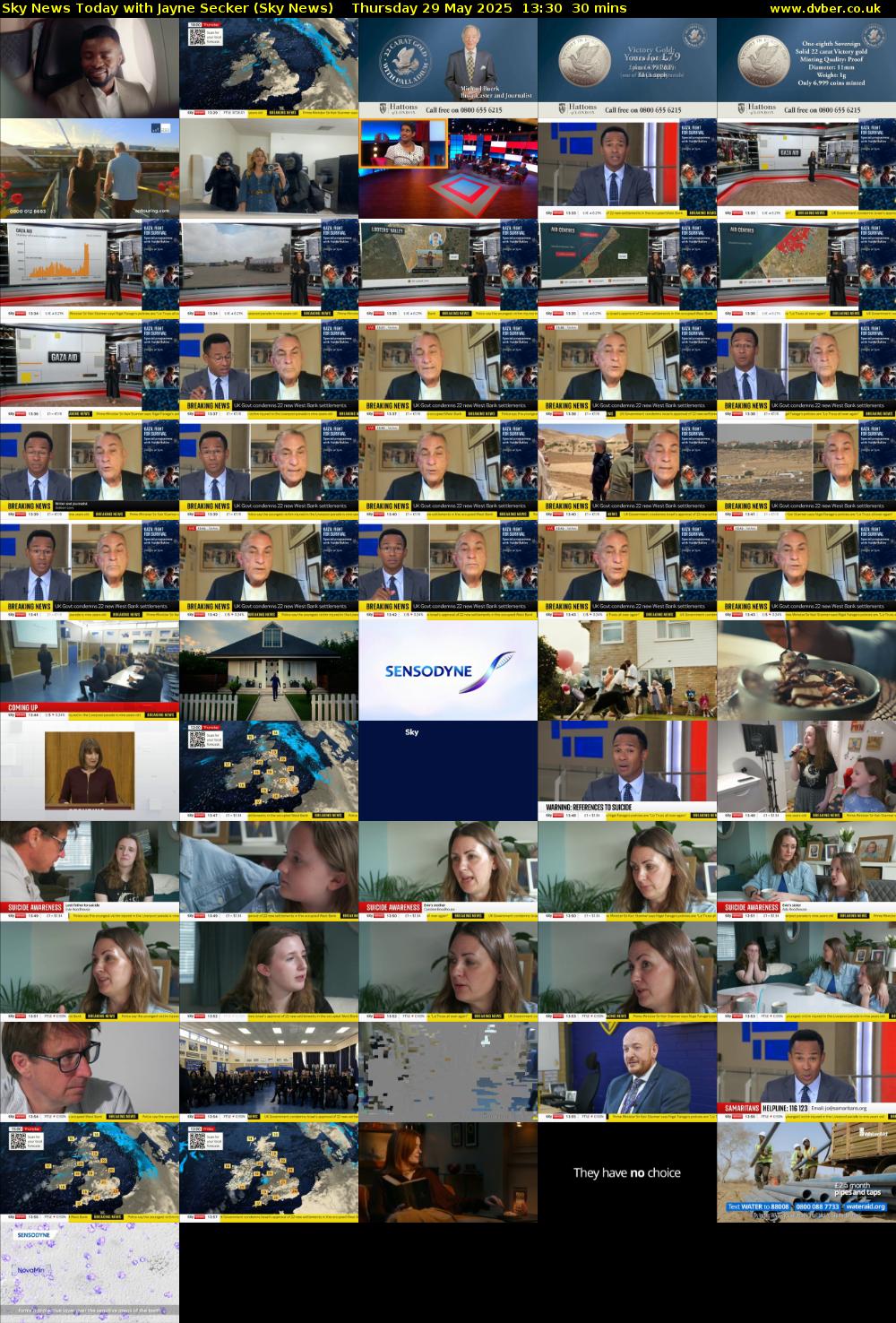 Sky News Today with Jayne Secker (Sky News) Thursday 29 May 2025 13:30 - 14:00