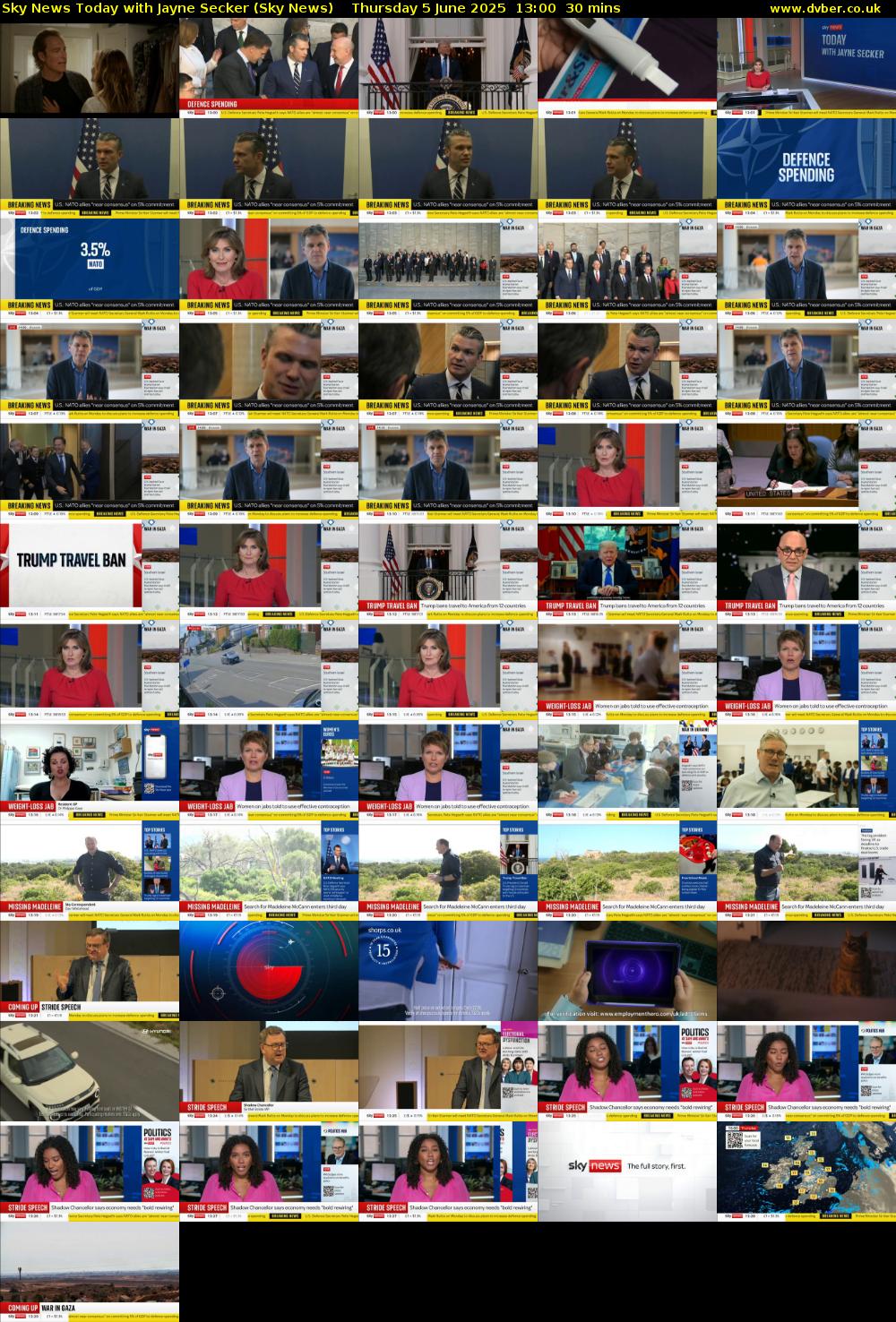 Sky News Today with Jayne Secker (Sky News) Thursday 5 June 2025 13:00 - 13:30