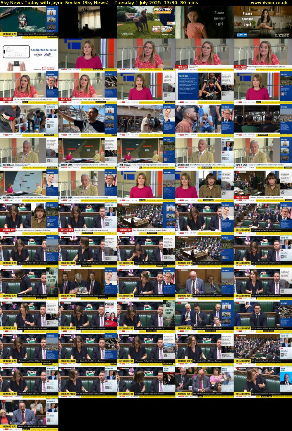 Sky News Today with Jayne Secker (Sky News) Tuesday 1 July 2025 13:30 - 14:00