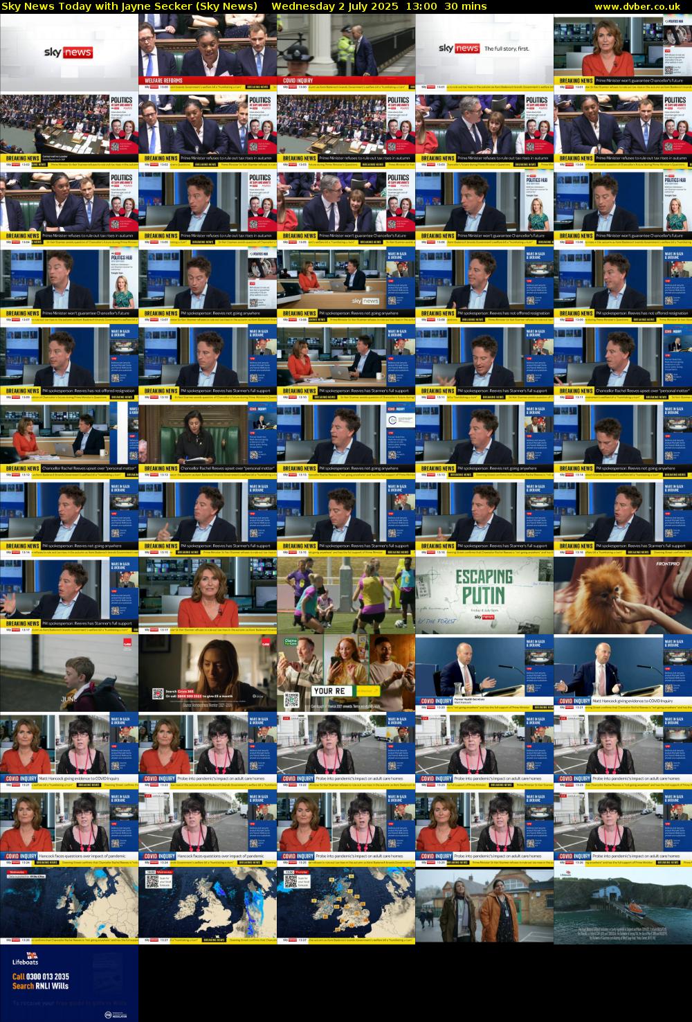 Sky News Today with Jayne Secker (Sky News) Wednesday 2 July 2025 13:00 - 13:30