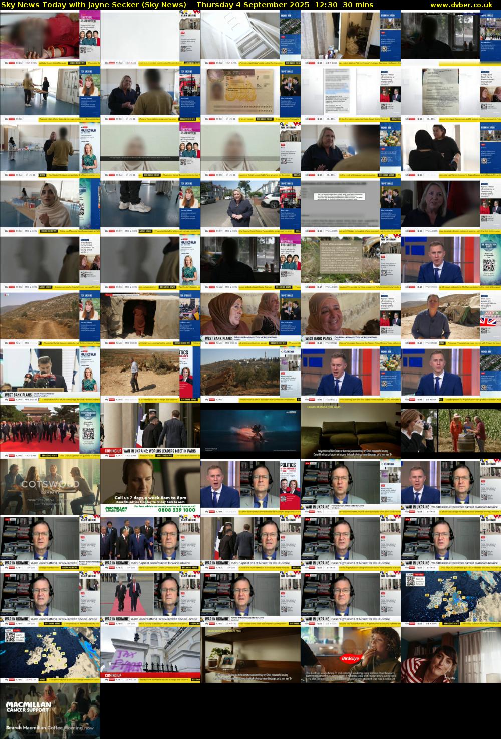 Sky News Today with Jayne Secker (Sky News) Thursday 4 September 2025 12:30 - 13:00