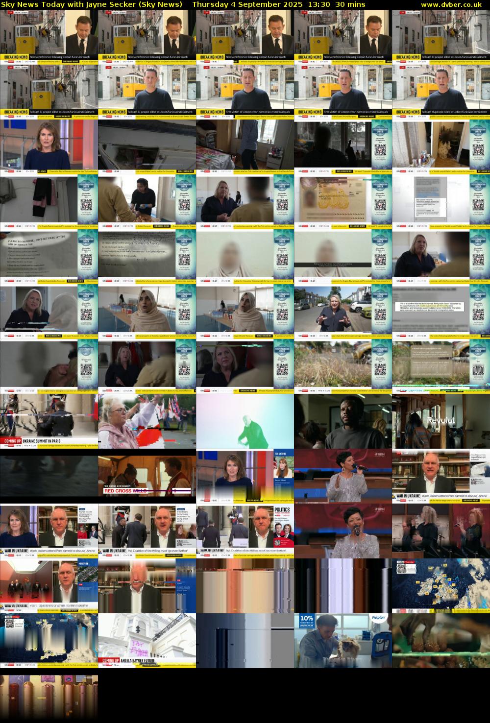 Sky News Today with Jayne Secker (Sky News) Thursday 4 September 2025 13:30 - 14:00
