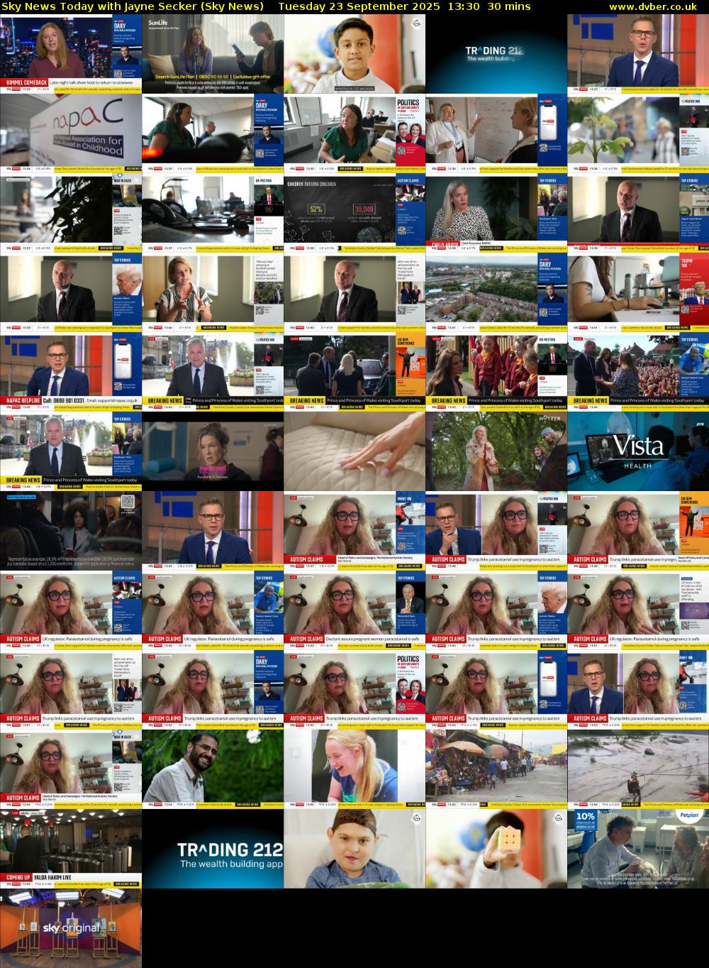 Sky News Today with Jayne Secker (Sky News) Tuesday 23 September 2025 13:30 - 14:00