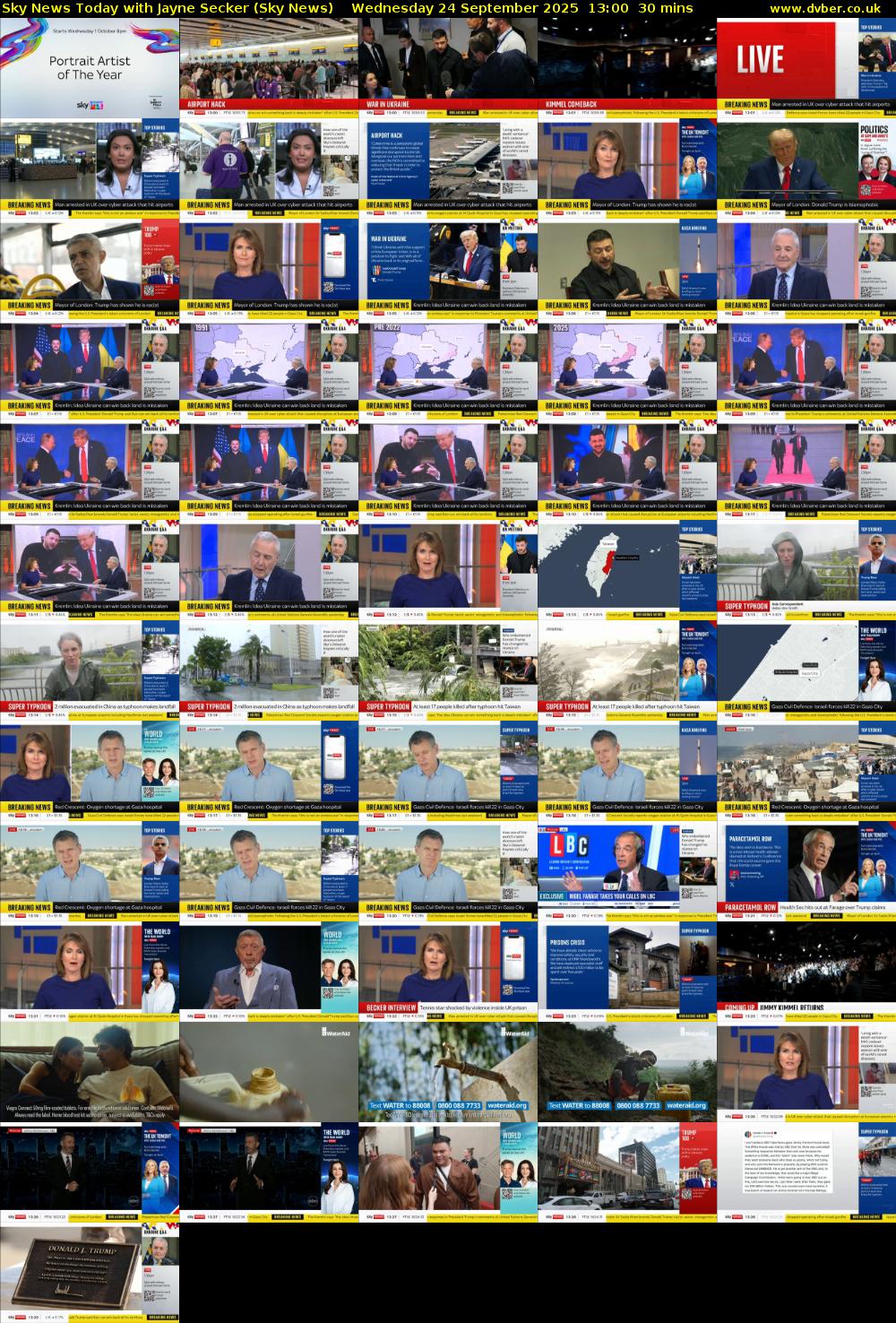 Sky News Today with Jayne Secker (Sky News) Wednesday 24 September 2025 13:00 - 13:30