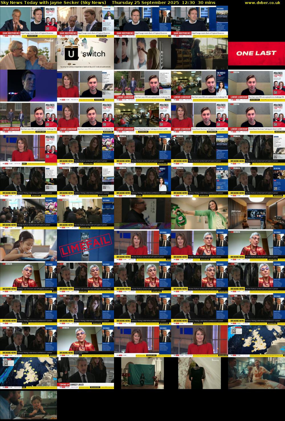 Sky News Today with Jayne Secker (Sky News) Thursday 25 September 2025 12:30 - 13:00