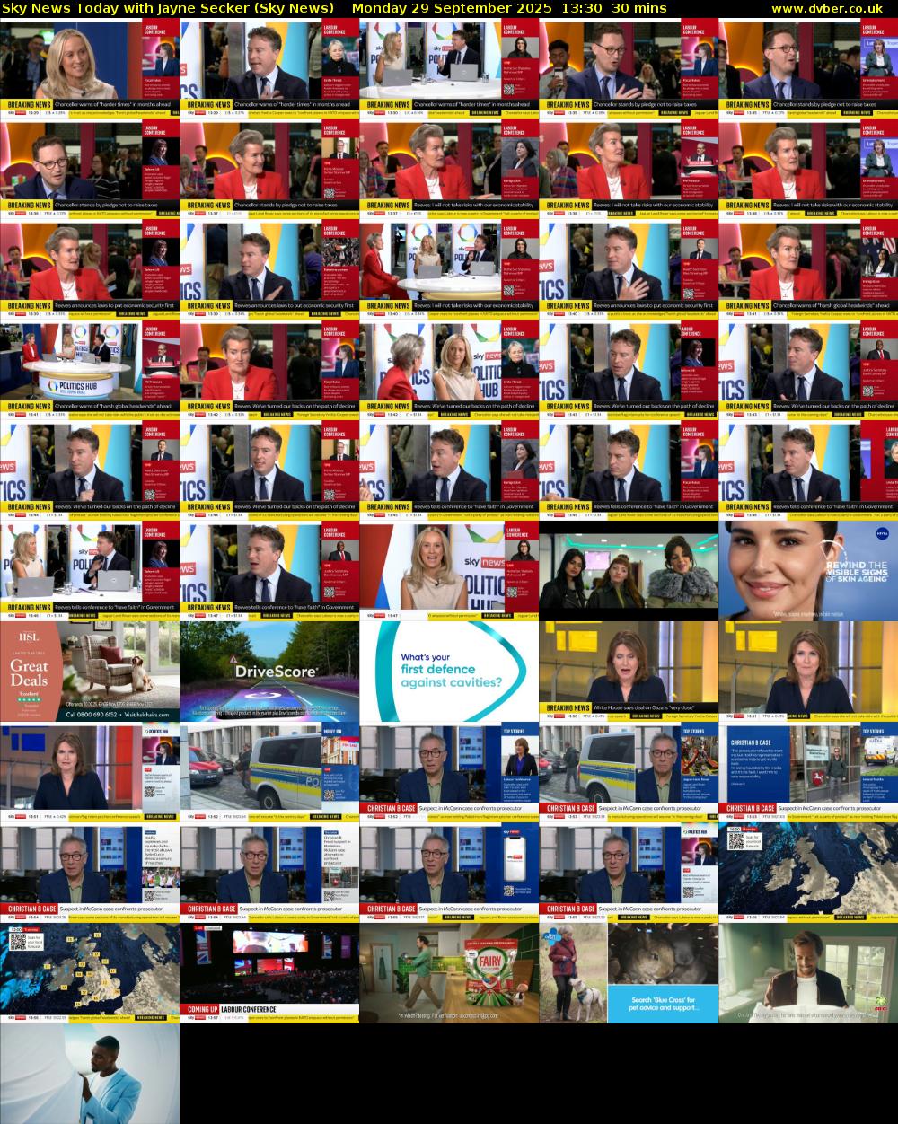 Sky News Today with Jayne Secker (Sky News) Monday 29 September 2025 13:30 - 14:00