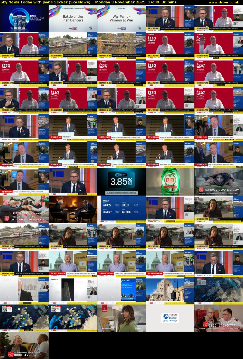 Sky News Today with Jayne Secker (Sky News) Monday 3 November 2025 14:30 - 15:00