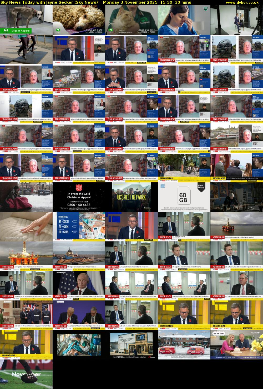 Sky News Today with Jayne Secker (Sky News) Monday 3 November 2025 15:30 - 16:00