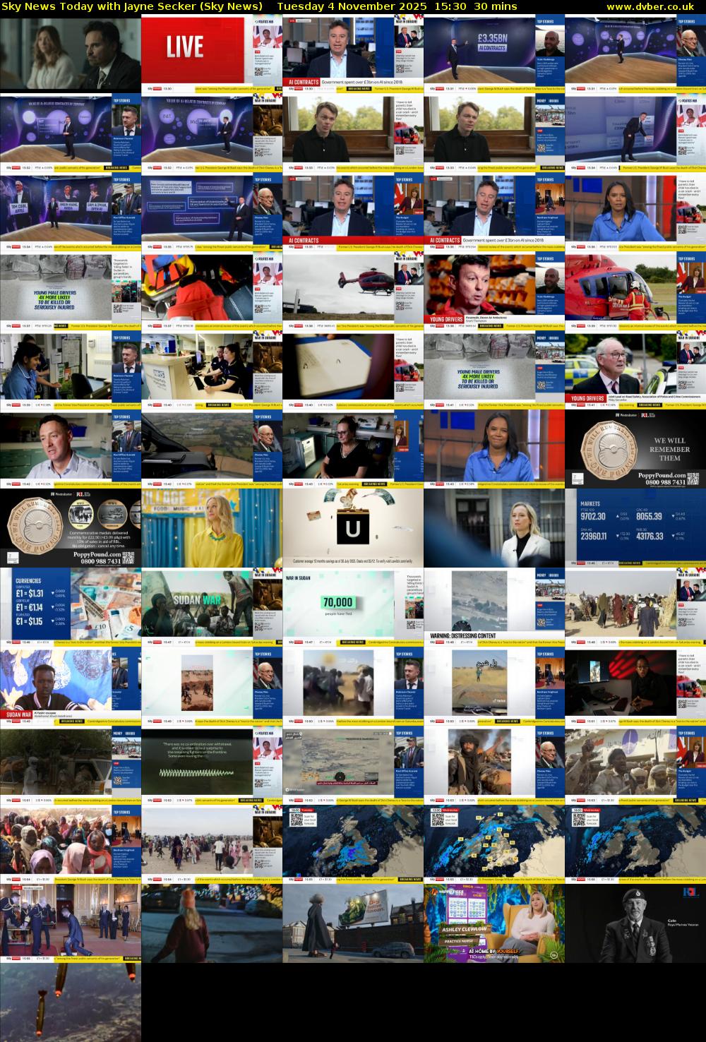 Sky News Today with Jayne Secker (Sky News) Tuesday 4 November 2025 15:30 - 16:00