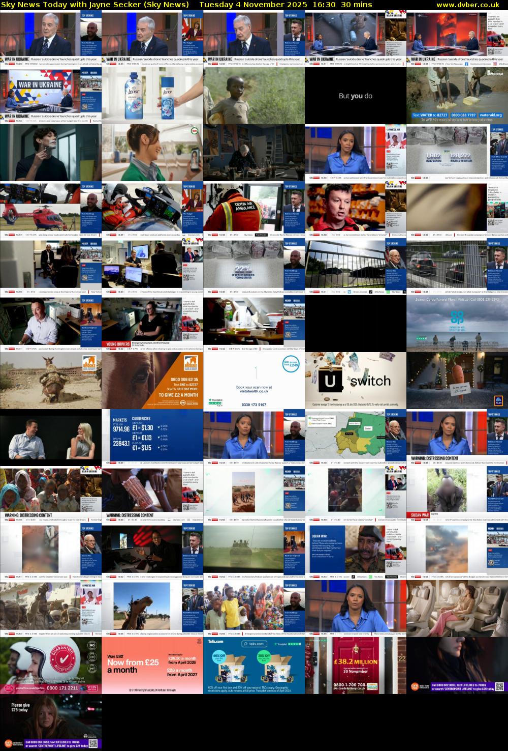 Sky News Today with Jayne Secker (Sky News) Tuesday 4 November 2025 16:30 - 17:00