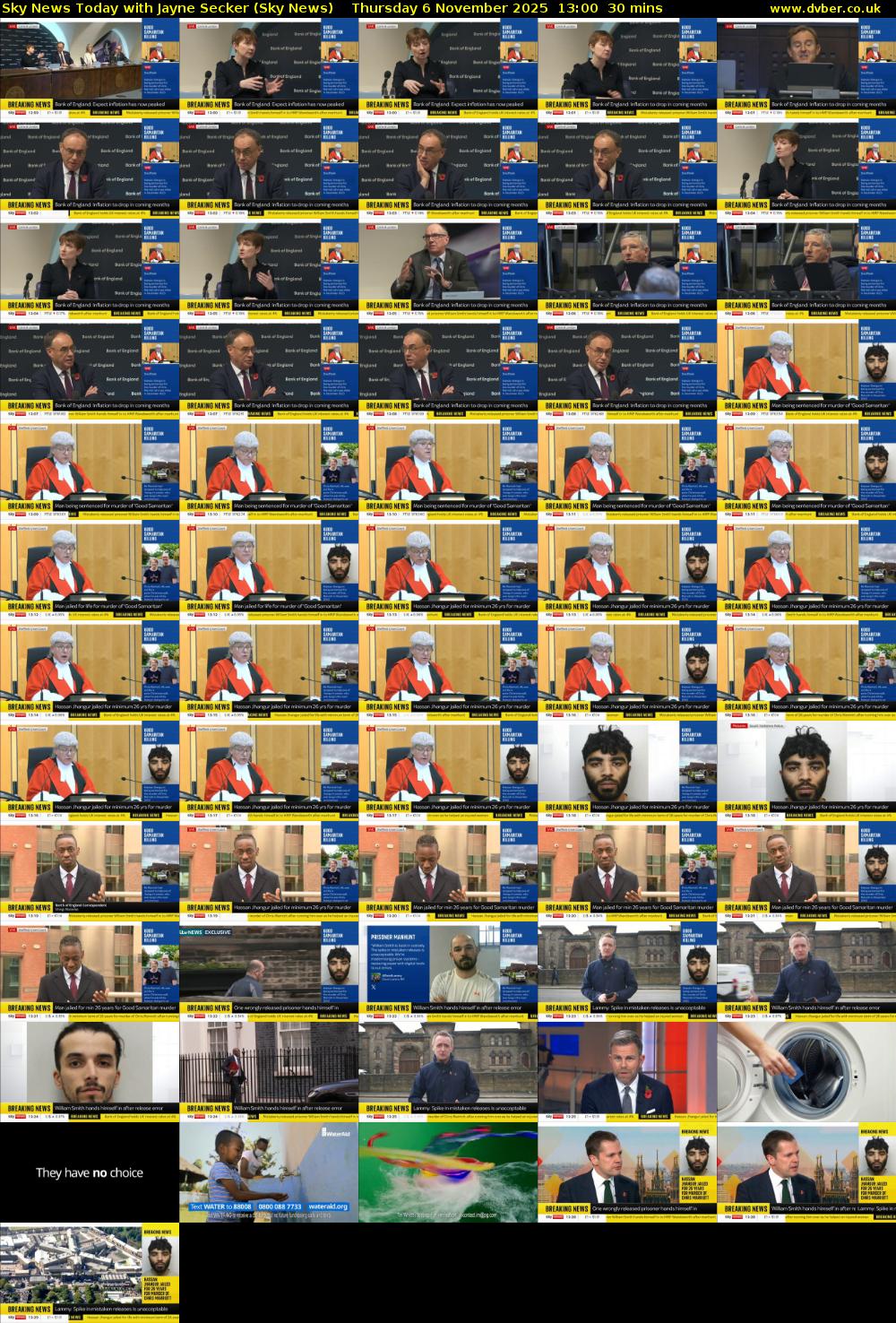 Sky News Today with Jayne Secker (Sky News) Thursday 6 November 2025 13:00 - 13:30