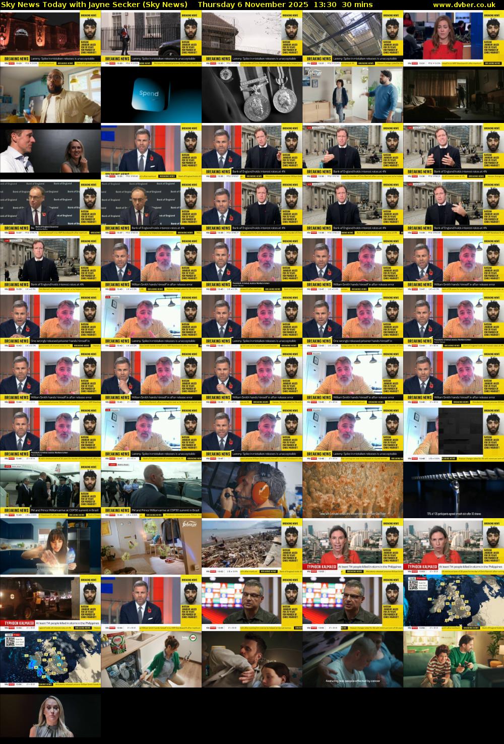 Sky News Today with Jayne Secker (Sky News) Thursday 6 November 2025 13:30 - 14:00