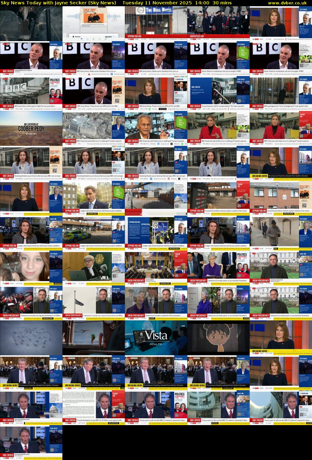 Sky News Today with Jayne Secker (Sky News) Tuesday 11 November 2025 14:00 - 14:30