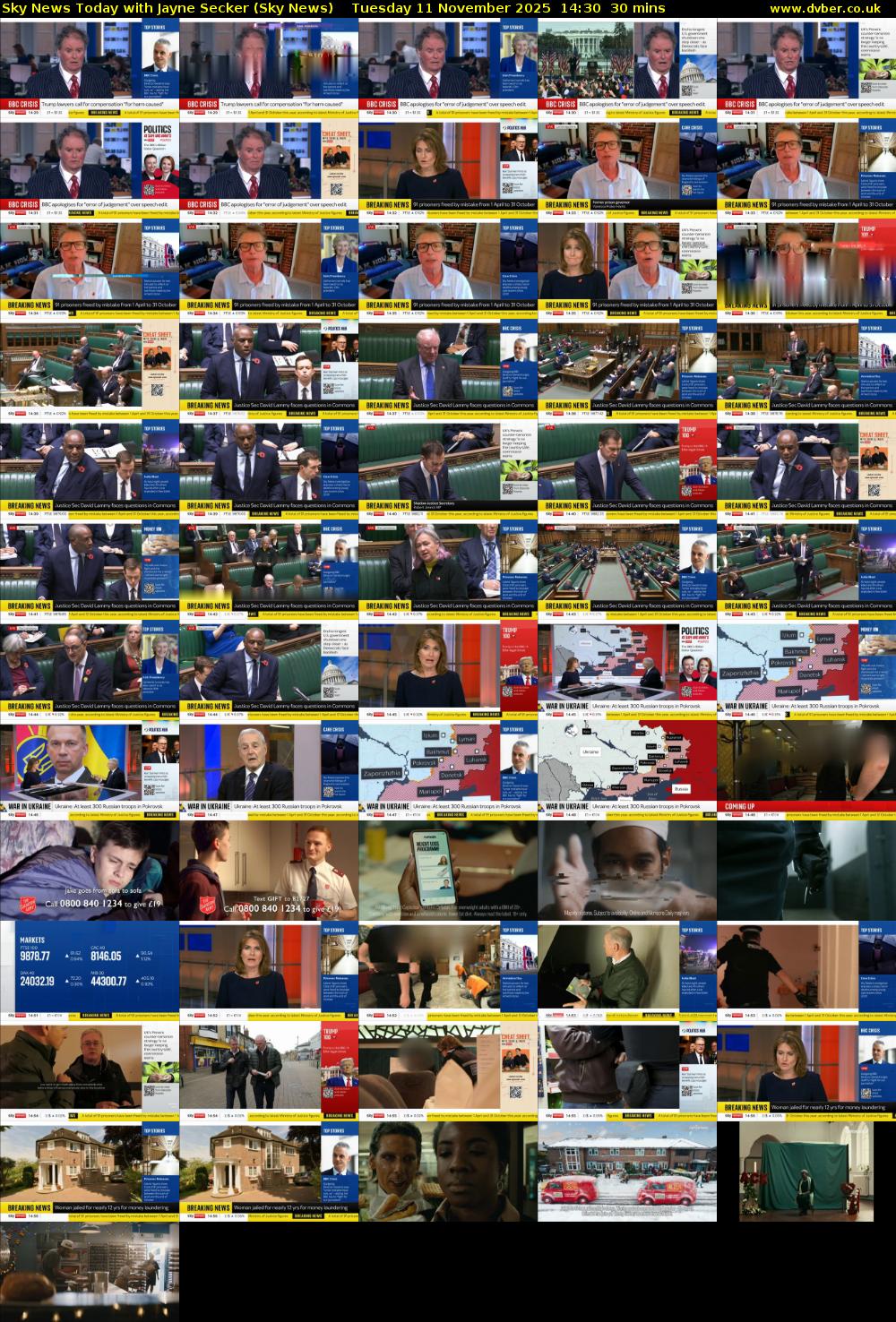 Sky News Today with Jayne Secker (Sky News) Tuesday 11 November 2025 14:30 - 15:00