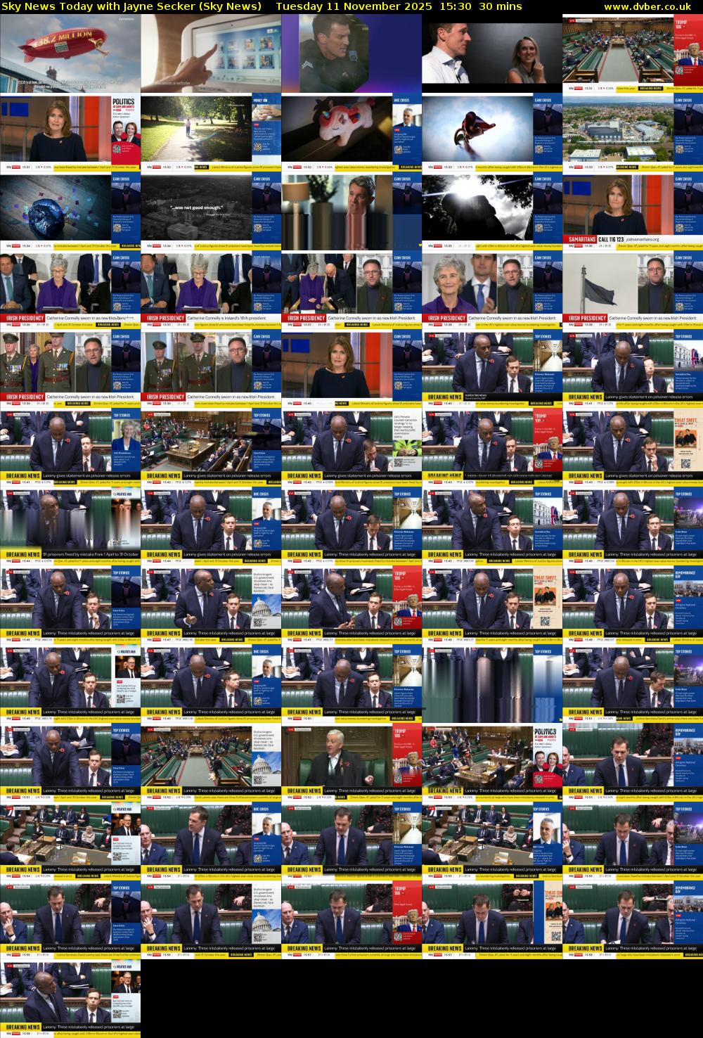 Sky News Today with Jayne Secker (Sky News) Tuesday 11 November 2025 15:30 - 16:00