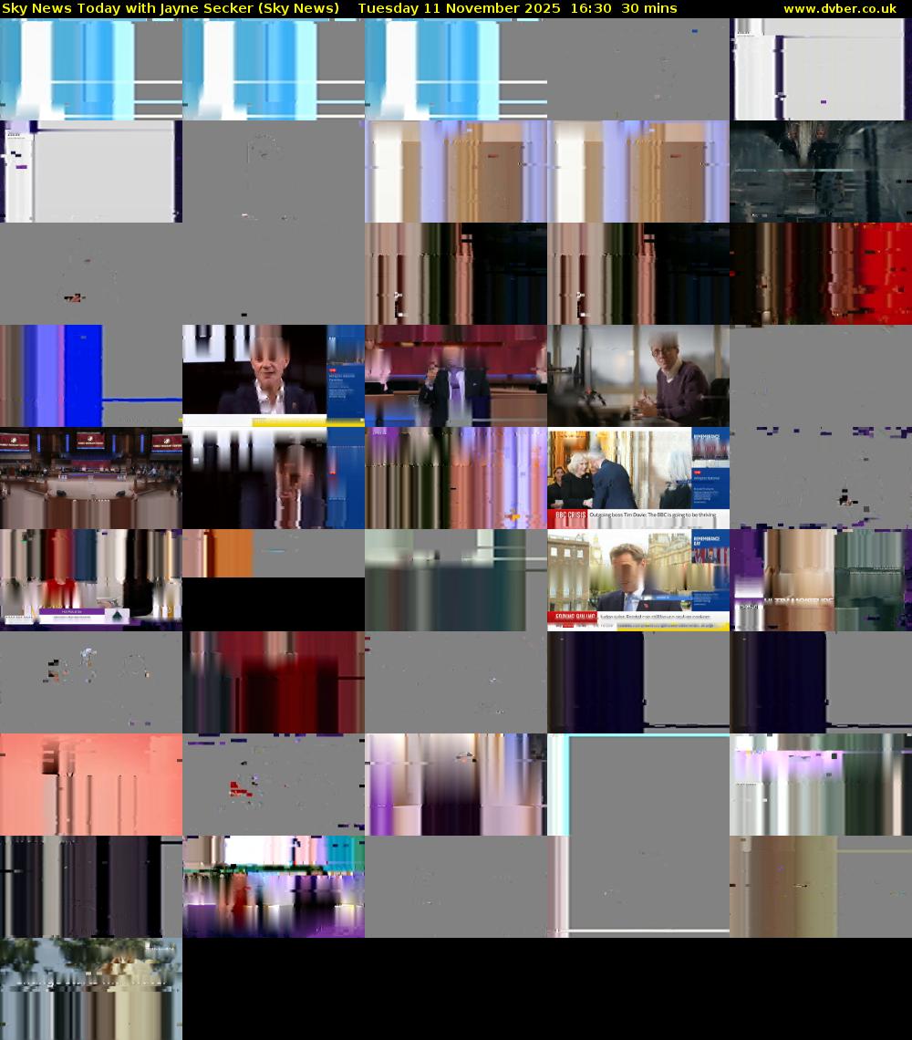 Sky News Today with Jayne Secker (Sky News) Tuesday 11 November 2025 16:30 - 17:00