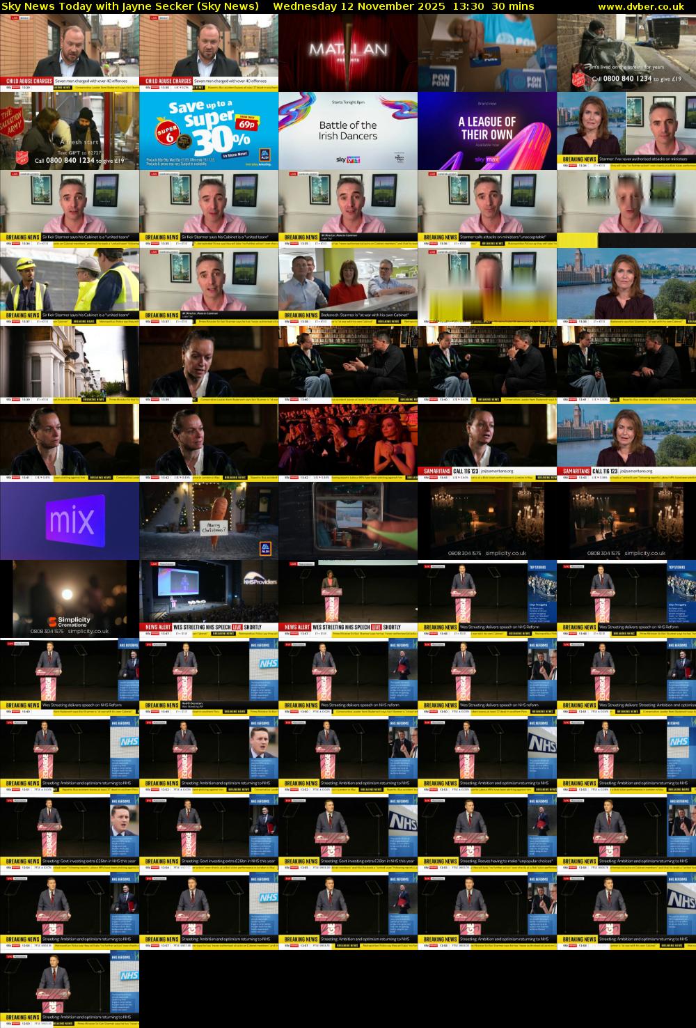 Sky News Today with Jayne Secker (Sky News) Wednesday 12 November 2025 13:30 - 14:00