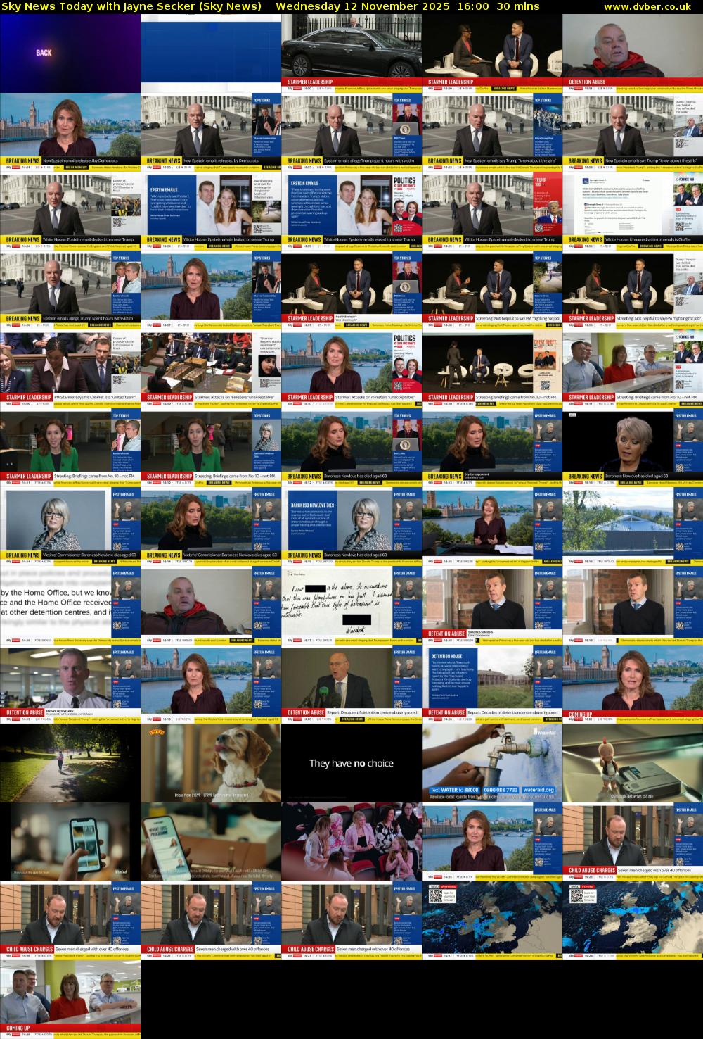 Sky News Today with Jayne Secker (Sky News) Wednesday 12 November 2025 16:00 - 16:30